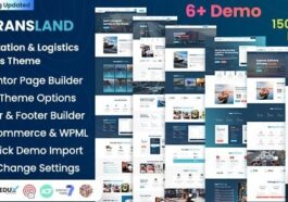 Transland Transportation & Logistics WordPress Theme Nulled Free Download