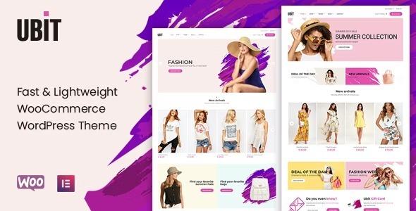 Ubit Fashion Store WooCommerce Theme Nulled Free Download