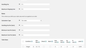 WooCommerce Table Rate Shipping Nulled Free Download