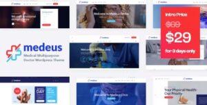 free download Medeus - Medical Multipurpose Doctor WordPress Theme nulled