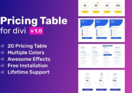 Advanced Pricing Table For Divi Nulled Free Download