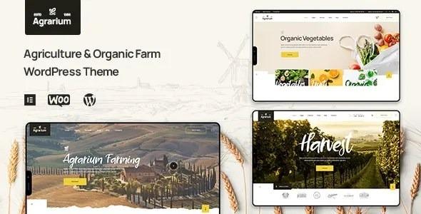 Agrarium Agriculture & Organic Food WordPress Theme Nulled Free Download