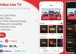 Android Online Live TV Streaming Nulled Free Download