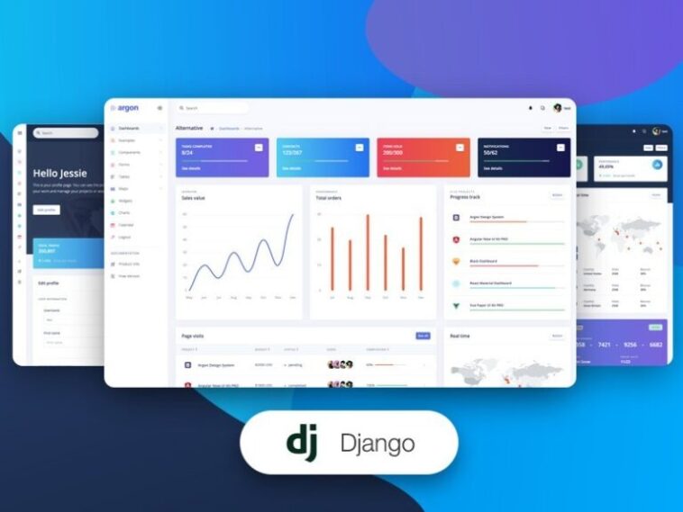 Argon Dashboard PRO Django Nulled Free Download