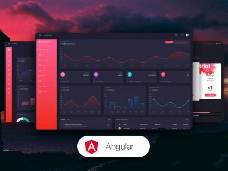 Black Dashboard PRO Angular Nulled Free Download