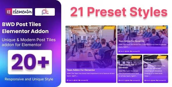 Blog Post Tiles For Elementor Nulled Free Download