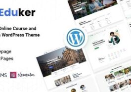 Eduker Education WordPress Theme Nulled Free Download