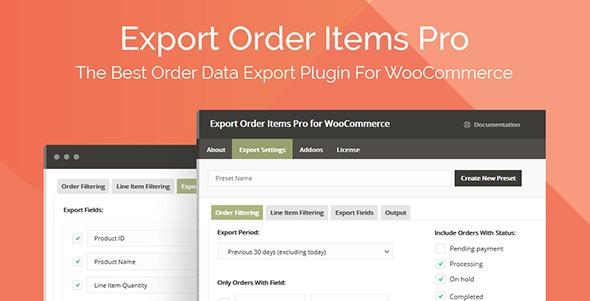 Export Order Items Pro for WooCommerce [WPZONE] + Extra Product Options Addon Nulled Free Download