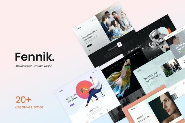 Fennik Multipurpose Creative Theme Nulled Free Download