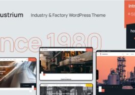 Industrium Industry & Factory WordPress Theme Nulled Free Download