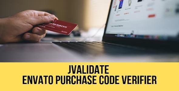 JValidate Nulled Envato Purchase Code Verifier Plugin for WordPress Free Download