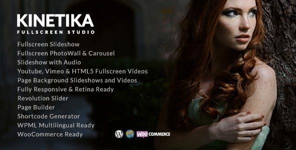 Kinetika Nulled Fullscreen Photography Theme Free Download