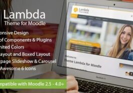 Lambda Nulled Responsive Moodle Theme Free Download