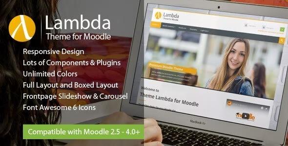 Lambda Nulled Responsive Moodle Theme Free Download