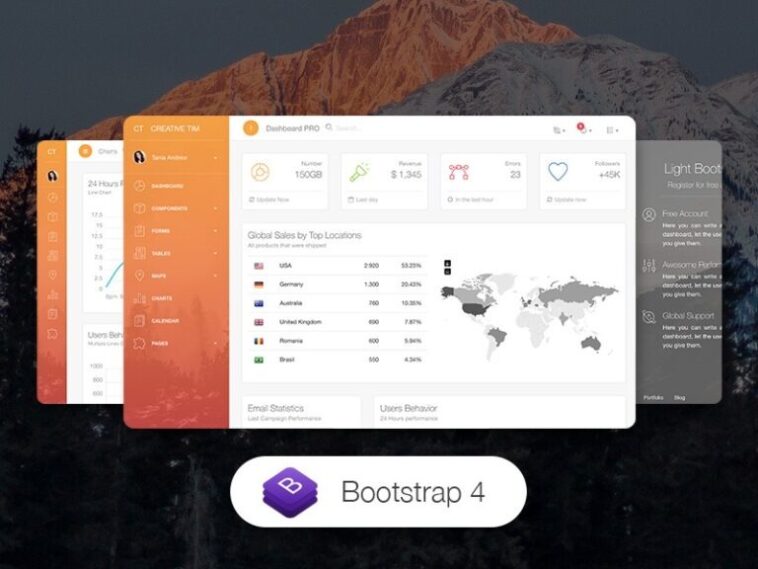 Light Bootstrap Dashboard Pro Nulled Free Download