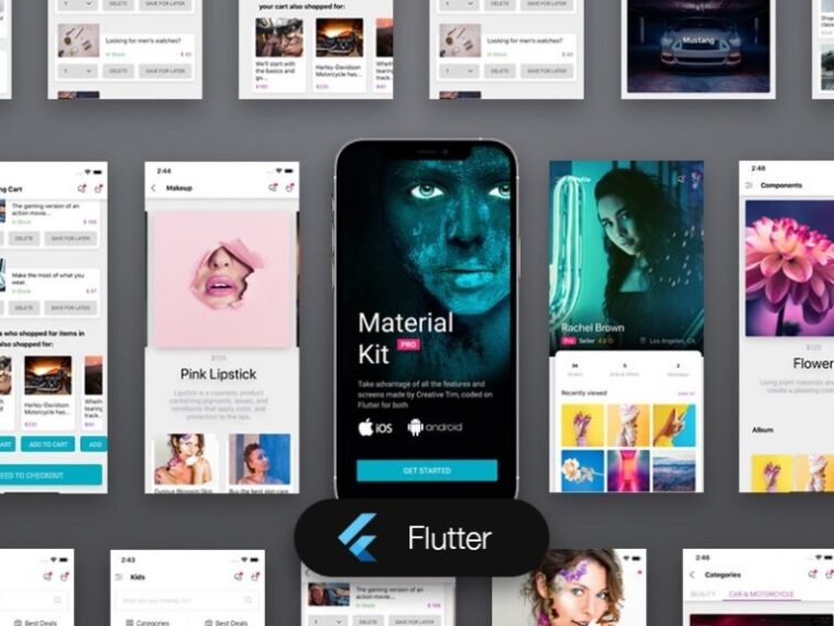 Material Kit PRO Flutter Nulled Free Download