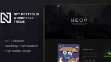 Neoh NFT Portfolio WordPress Theme Nulled Free Download 