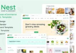 Nest Nulled Multipurpose eCommerce HTML Template Free Download