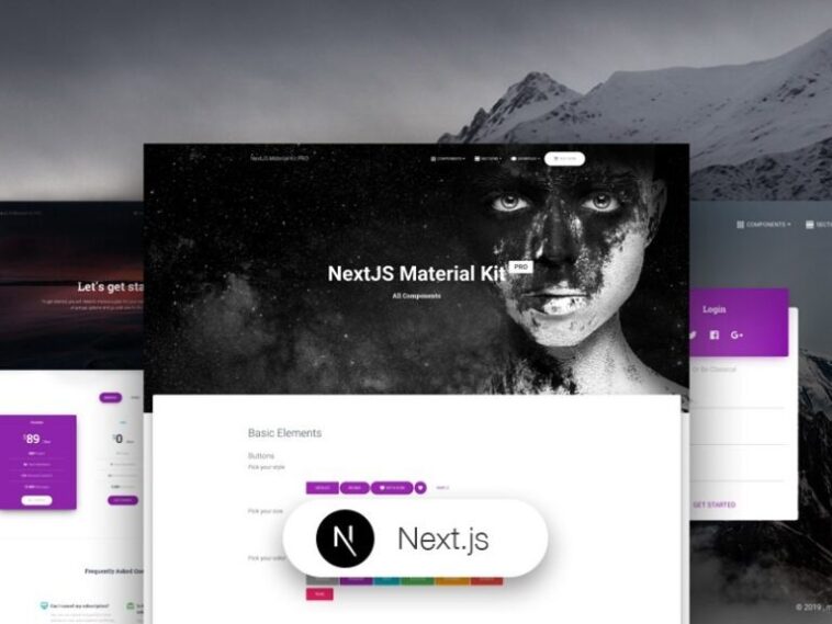 NextJS Material Kit PRO Nulled Free Download