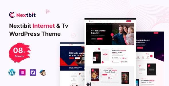 Nextbit Nulled TV & Internet Provider WordPress Theme Free Download