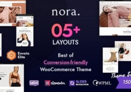 Nora WooCommerce Theme for eCommerce Stores Nulled Free Download