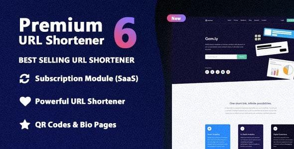 Premium URL Shortener Saas Theme Nulled Free Download