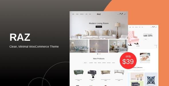 Raz Clean, Minimal WooCommerce Theme Nulled Free Download