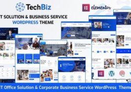 Techbiz IT Solution Service WordPress Theme Nulled Free Download