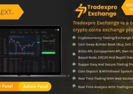 Tradexpro Exchange Nulled Crypto Buy Sell and Trading platform, ERC20 and BEP20 Tokens Supported Free Download