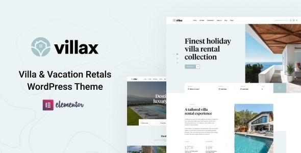 Villax Villa & Vacation Rentals WordPress Theme Nulled Free Download