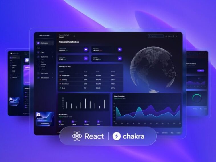 Vision UI Dashboard PRO Chakra Nulled Free Download