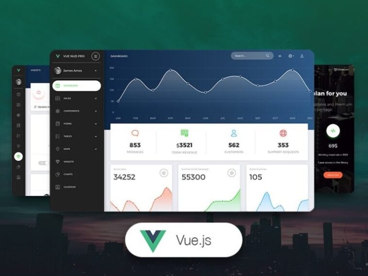 Vue Now UI Dashboard PRO Nulled Free Downlaod