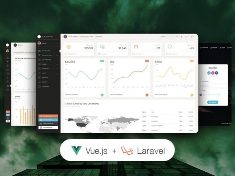 Vue Paper Dashboard PRO Laravel Nulled Free Download