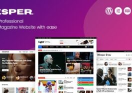 Wesper WordPress Theme for Blogs & Magazines Nulled Free Download 