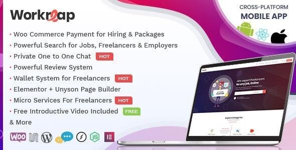 Workreap Freelance Marketplace WordPress Theme Nulled Free Download