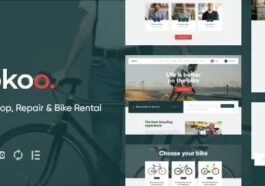 Yokoo Bike Shop & Rental WordPress Theme Nulled Free Download