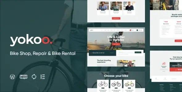 Yokoo Bike Shop & Rental WordPress Theme Nulled Free Download