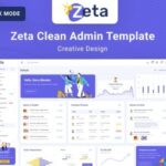 Zeta Nulled Bootstrap 5 HTML Admin & Dashboard Template Free Download