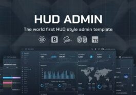 HUD Nulled React 18 Bootstrap Admin Template Free Download