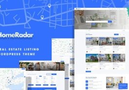 HomeRadar Nulled Real Estate & Listing WordPress Theme Free Download