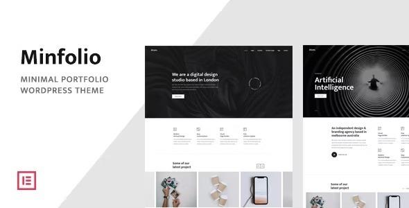 Minfolio Nulled Minimal Portfolio WordPress Theme Free Download