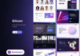 Silicon Nulled Business Technology Template UI Kit Free Download