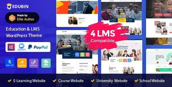 Edubin Education LMS WordPress Theme Nulled Free Download