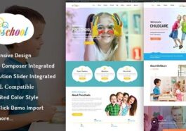 Preschool Nurseries Kindergarten and School WordPress Theme Nulled Free Download