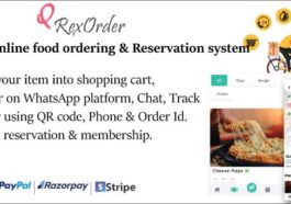 QrexOrder SaaS QR Multiple Restaurants WhatsApp Online ordering Reservation system Nulled Free Download