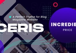 Ceris Nulled Magazine & Blog WordPress Theme Free Download