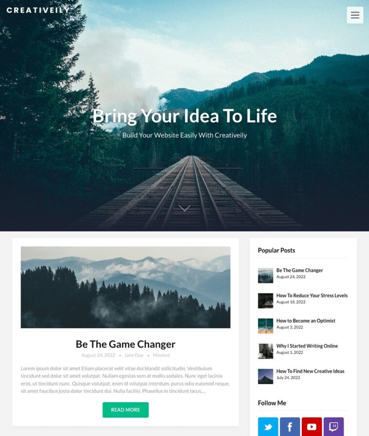 Creativeily Nulled Free Download