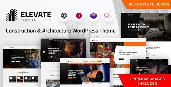 Elevate Construction WordPress Theme Nulled Free Download