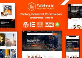 Faktorie Industry & Factory WordPress Theme Nulled Free Download