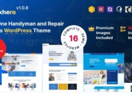 Fixhero Handyman Plumbing & Repair Services Nulled Free Download